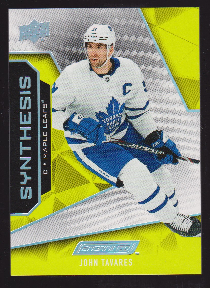 2019-20 Upper Deck Engrained Synthesis #S18 John Tavares (image for) 2019-20 Upper Deck Engrained Synthesis #S18 John Tavares